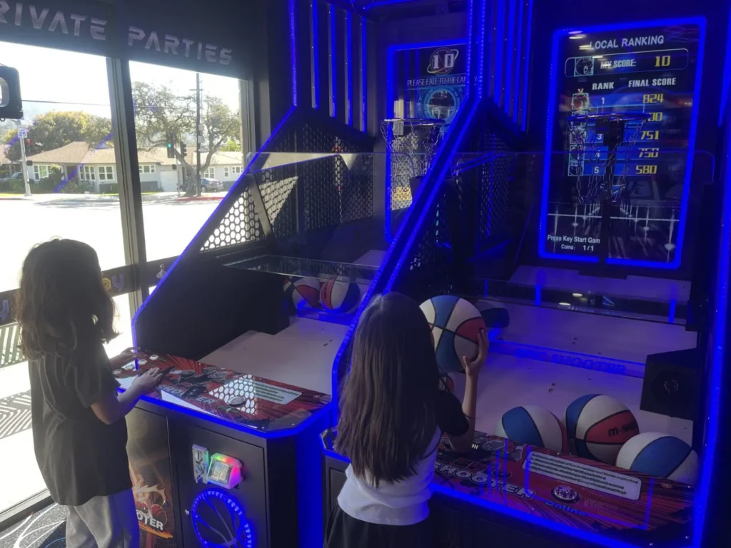 girl playing basketball 