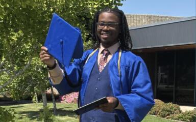 iQLA Student at Graduation